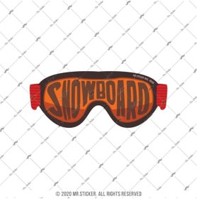 Resim Bay Etiket Hbg89 Snowboarding Yazili Etiket 