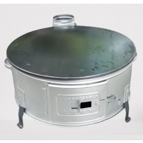 Resim ÖZSAL Ekmek Tandırı-gözleme-yufka Sobası- 60 Cm Çift Saclı Çıkarılabilir Ayaklı 