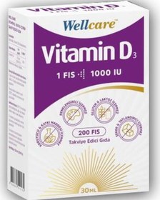 Resim Wellcare Vitamin D3-1000 Iu 30 Ml Sprey 