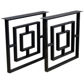 Resim Kare Dekoratif, Şık Ve Tasarım Salon İçin Metal Masa Ayağı, 