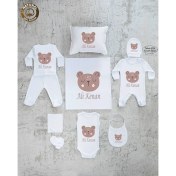 Resim Yzc Home E39 Isme Özel,ısimli, Erkek Bebek 10LU Beyaz Hastane Çıkışı 