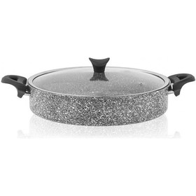 Resim Taç Ultra Granit Karnıyarık Basık Tencere 24 CM 