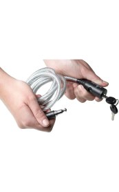 Resim Btwin B'TWIN Bisiklet Kilidi - Anahtarlı, Gri 