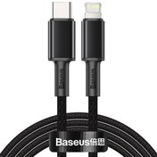 Resim Baseus PD 20 W iPhone 12/11/XS/XR Uyumlu USB-C To Lightning Siyah Şarj Kablosu Baseus