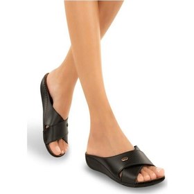 Resim Muya Misty 31122-001 Anatomik Taban Kadın Terlik Siyah 36-42 