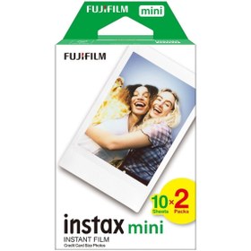 Resim Fujifilm Instax Mini 12 Makine Uyumlu 20'li Film ve Beyaz Fotoğraf Çerçevesi 