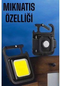 Resim Led Işık Acil Durum Işığı Çok Fonksiyonlu Nrzsnt - 81 Mıknatıs Özelliği Çok Renkli 
