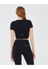 Resim Skechers Performance Coll. W Short Sleeve T-Shirt Kadın Siyah Tshirt S241133-001 Siyah 