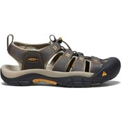 Resim Keen Newport H2 Erkek Sandalet 1008399 1090 Raven/alumınum Koyu Gri - Bej 