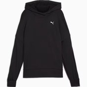 Resim Puma Cloudspun Hoodie Kadın Siyah Koşu Sweatshirt 