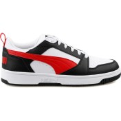 Resim Puma 392328 04 Rebound V6 Low Beyaz-Siyah-Kırmızı Erkek Spor Ayak 