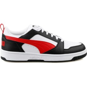 Resim Puma 392328 04 Rebound V6 Low Beyaz-Siyah-Kırmızı Erkek Spor Ayak 