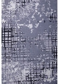 Resim Dijidekor Halı Siyah 8881 Yıkanabilir Saçaksız Oval Kesme İnce Yolluk Kilim Salon Halısı Modelleri Çok Renkli 