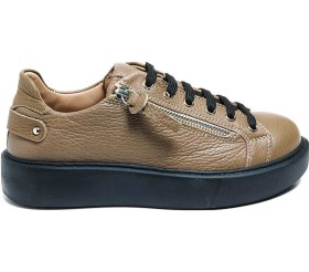 Resim Bestello Fermuar Detaylı Eva Sneaker 101-14725-123 Kadın Ayakkabı VIZON 