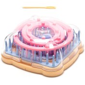 Resim El Yapımı Çiçek Örgü Makinesi Seti, Karışık Renk, Parlak Pembe Mavi, Tam Crochet Kiti, Taban Plakası ve Çerçevesi, İğneler, Flanel, Ev DIY El Yapımı Araçlar, Elektrik Olmadan Kullanın, Açık Mavi Pembe Sarı, El Sanatları İçin 