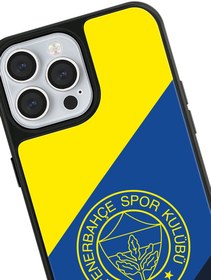 Resim Fenerbahçe Bayrak Mono Arma Telefon Kılıfı - iPhone 13 Pro Max 