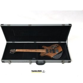 Resim Elektro Gitar Custom Epoksi & Yıllanmış Ağaç Kişiye Özel Transparent Black 