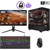 Resim Dragos DRx7123 Ryzen 5 7600 32GB DDR5 Ram 1TB NVMe 8GB RTX4060 27 İnç 240Hz Curved Oyun Hazır Sistem 