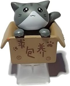 Resim Mirai Past Kedi Tuş Başlıkları Esc Keycaps DIY Kişilik Özel Karikatür Anime Klavye Yedek Alt Arkadan Aydınlatmalı Tuş Kapakları Hediye Mekanik Klavye Anahtar Kapağı OEM R4 Yükseklik (Şeffaf) (Gri), 