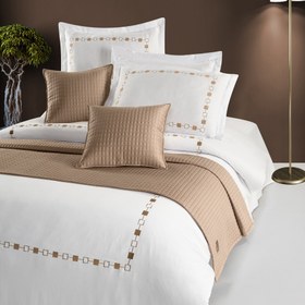 Resim PASIONI - Satin - Elegante - Camel Double Bed Runner Set 