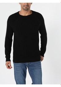 Resim Colin's Regular Fit Siyah Erkek Kazak CL1054867_Q1.V1_BLK 