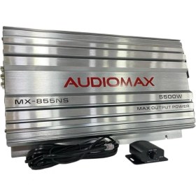 Resim Güçlü 5 Kanal 12V Oto Anfi, 5500W Bass Kontrollü, Yüksek Performans 