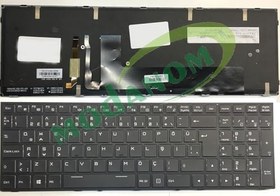 Resim Clevo P651RP6-G ile Uyumlu Klavye Türkçe Işıklı - Ver.2 (RGB) 