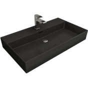 Resim Bocchi Milano Tezgah Üstü Lavabo 80 cm Mat Antrasit 1377-020-0126 