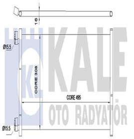 Resim KALE 350560 Klima Radyatoru Brazing (Fiat: Punto 1.3 Jtd 1.9 Jtd 00-12) 46524500 (WK936626) 