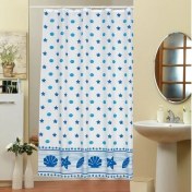 Resim Evdy Banyo Perdesi 4910 Çift Kanat 