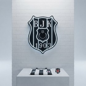 Resim Beşiktaş Premium Taraftar Dekoru - 50x50 