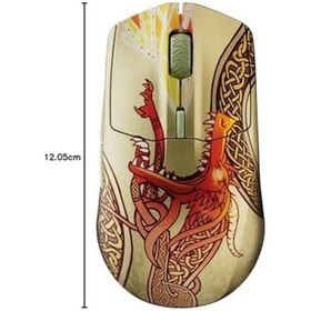 Resim Steelseries Cs2 Dragon Lore Counter-strike Wireless Gaming Mouse - 2.4ghz & Bluetooth 18.000 Dpı Truemove Air Optik Sensör 