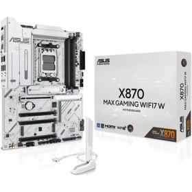Resim Asus X870 Max Gamıng Wıfı7 W Ddr5 Hdmı-Dp Typec Pcıe 5.0 Am5 Atx 