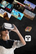 Resim BLG ELEKTROİNK Vr Sanal Gerçeklik Metaverse Gözlüğü Kulaklık Ve Vr Içerik Paketi Seti 