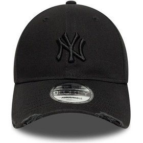 Resim New Era Wash Dıstress 9forty Neyyan Unisex Şapka 60771831 Siyah 