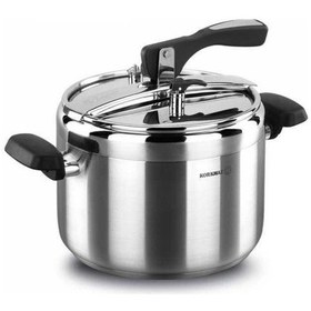 Resim Korkmaz A156 Turbo Düdüklü Tencere 7.0 L Gümüş - Siyah 