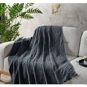 Resim Adora Koltuk Şalı İndigo - 130x170 Cm 