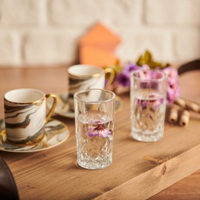 Resim Lav Odin 6'lı Kahve Yanı Su Bardağı Seti - 104 ml 