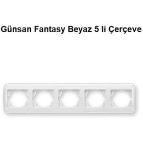 Resim Günsan Fantasy Renkli 5 Li Çerçeve 