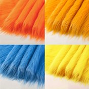 Resim 1 adet 24.89cm*24.89cm El Yapımı Sahte Kürk Kumaş, Sakal Saçı Diy El Yapımı Ev Dekorasyon Kumaşı, Cosplay, Kostüm, Cüce, El Sanatları Malzemesi, Dekorasyon, Patchwork Dikiş Malzemesi 