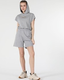 Resim Colin's Regular Fit Kapüşonlu Gri Kadın Sweatshirt CL1058176_Q1.V2_MGA 