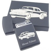 Resim İsma Kişiye Özel Nostaljik Klasik Arabalar Temalı Gazlı Çakmak 