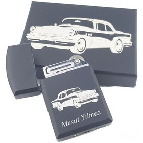 Resim İsma Kişiye Özel Nostaljik Klasik Arabalar Temalı Gazlı Çakmak 