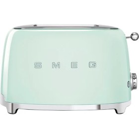 Resim Smeg 50's Style Pastel Yeşil Kettle - 1x2 Ekmek Kızartma Makinesi ve Filtre Kahve Makine Seti 