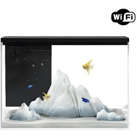 Resim Boyu Gr-1s Wifi Siyah Akvaryum 14 Litre 38x21x24 Cm 