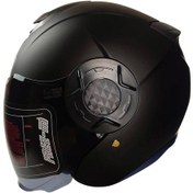 Resim Free-M 655 Açık Motosiklet Kaskı Mat Siyah 