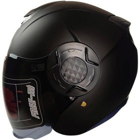 Resim Free-M 655 Açık Motosiklet Kaskı Mat Siyah 