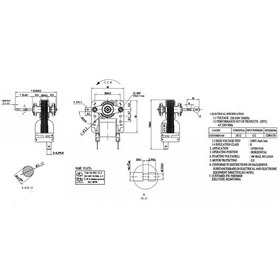 Resim Fırın Soğutucu Fan Motoru, Arçelik 9702rb, 9703rs, 9771dgı İle Uyumlu 