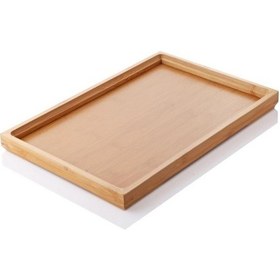 Resim Bambu Tepsi Orta Boy 33 22cm Servis Sunum Tepsi 