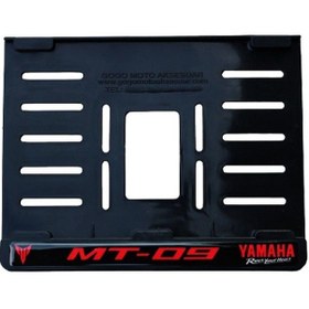 Resim Yamaha Mt-09 Uyumlu 2 Plastik 15x24 Cm Kırılmaz Plakalık 